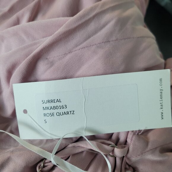 NWT KATIE MAY x surreal gown - rose quartz Size S - Picture 8 of 9